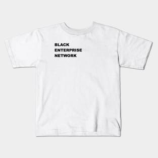 Black Enterprise Network Front and Back Kids T-Shirt